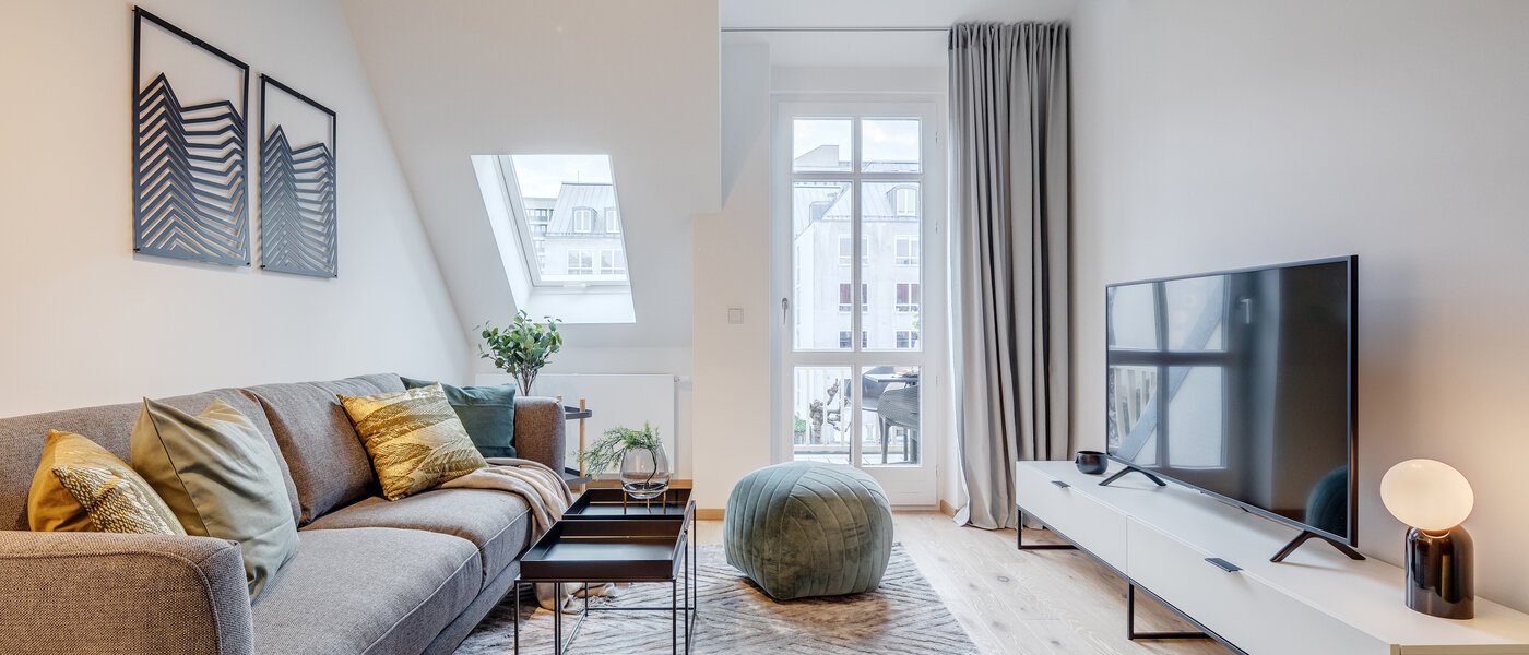 dúplex con galería München Maxvorstadt 04 zona de día  11294