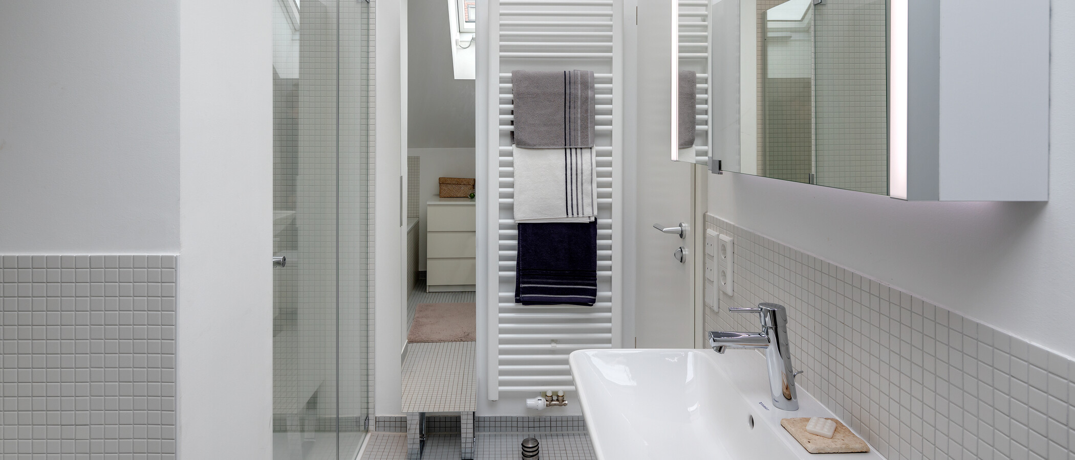 ático con terraza München Schwabing-West (rund um den Bonner Platz) 03 baño 11304