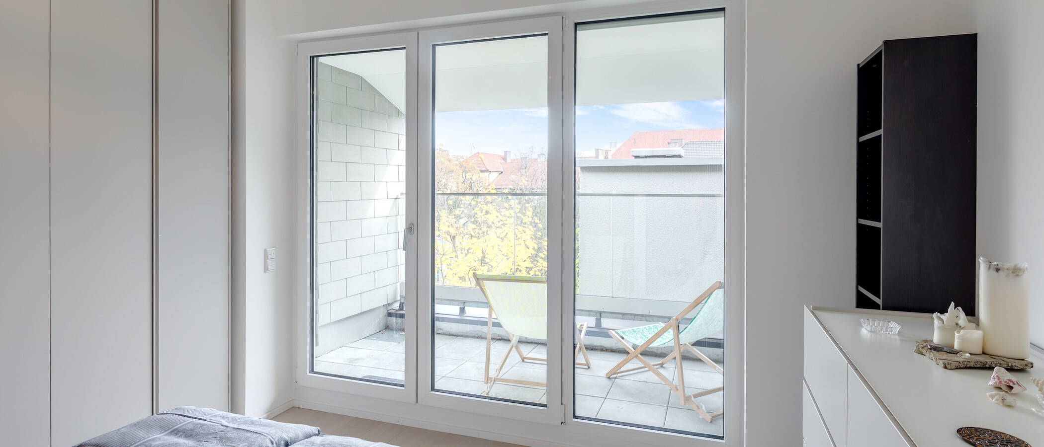 ático con terraza München Schwabing-West (rund um den Bonner Platz) 02 dormitorio 11304