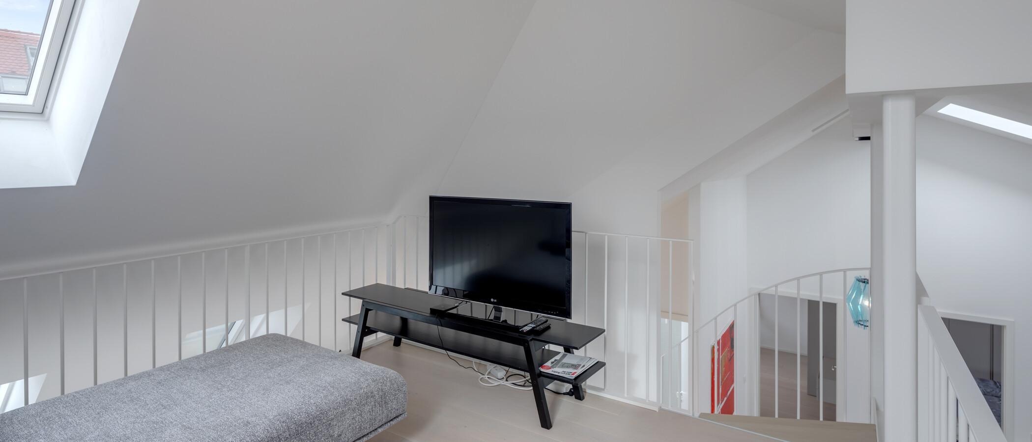 ático con terraza München Schwabing-West (rund um den Bonner Platz) 03 zona de día  11304