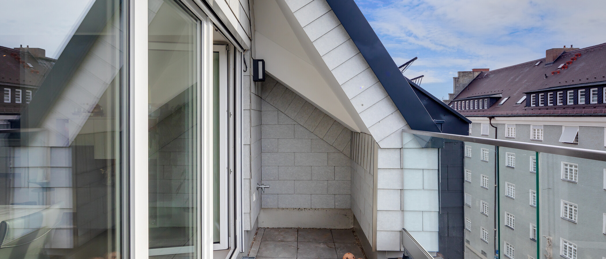 ático con terraza München Schwabing-West (rund um den Bonner Platz) 02 2. azotea 11304