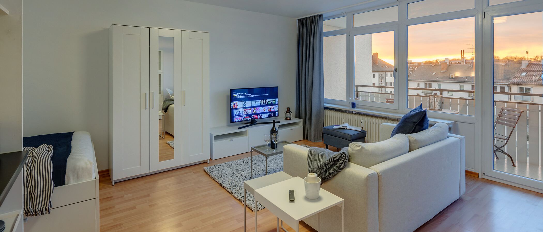 apartamento München Schwabing-West 02 zona de día  11320