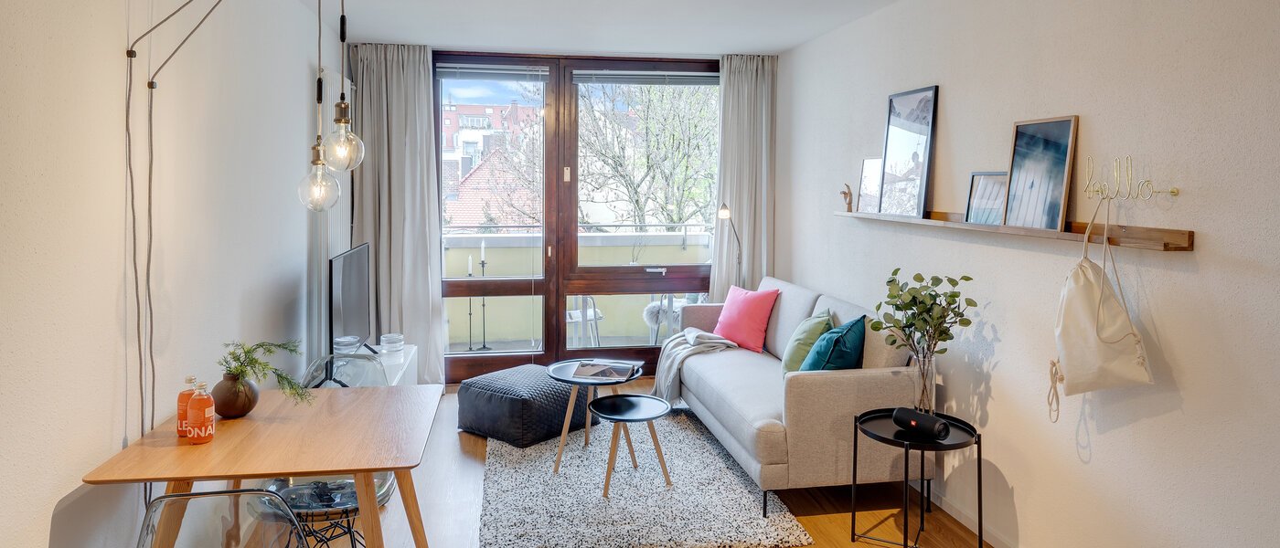 apartamento München Sendling 01 zona de día  11338