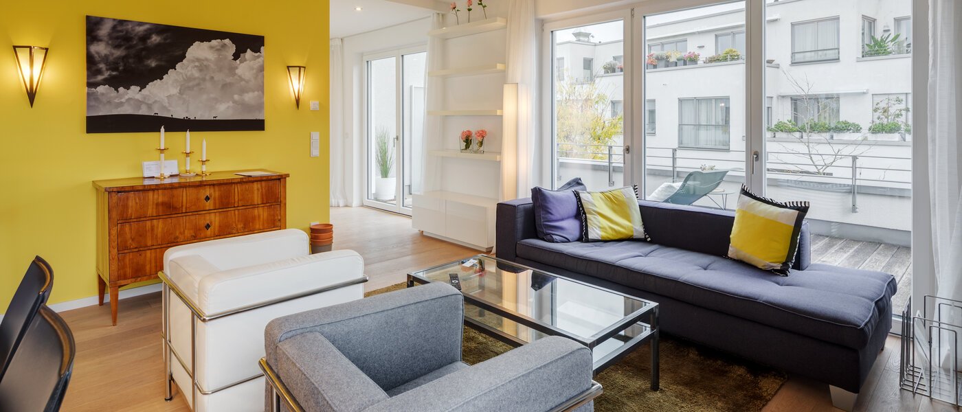 apartamento München Schwabing-West 03 zona de día  11349