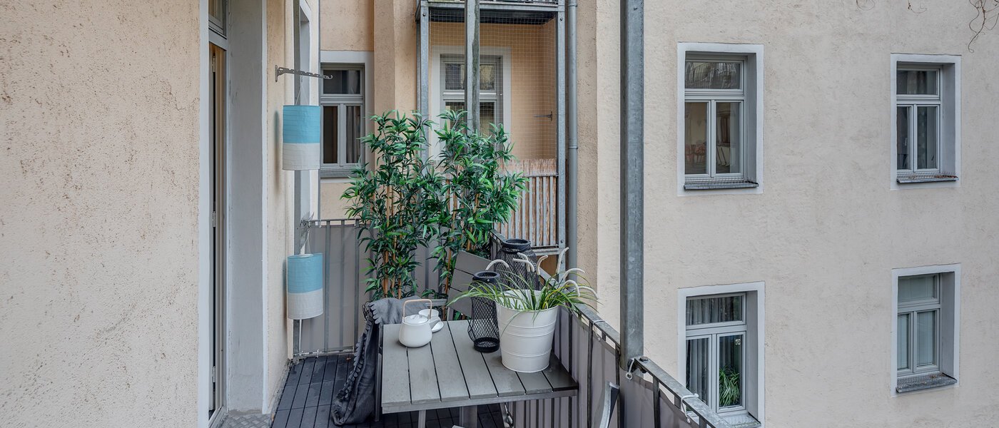 apartamento München Glockenbachviertel 03 balcón 11352