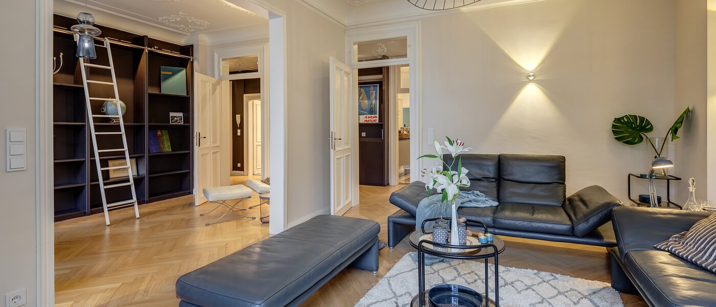 apartamento München Glockenbachviertel 03 zona de día  11352