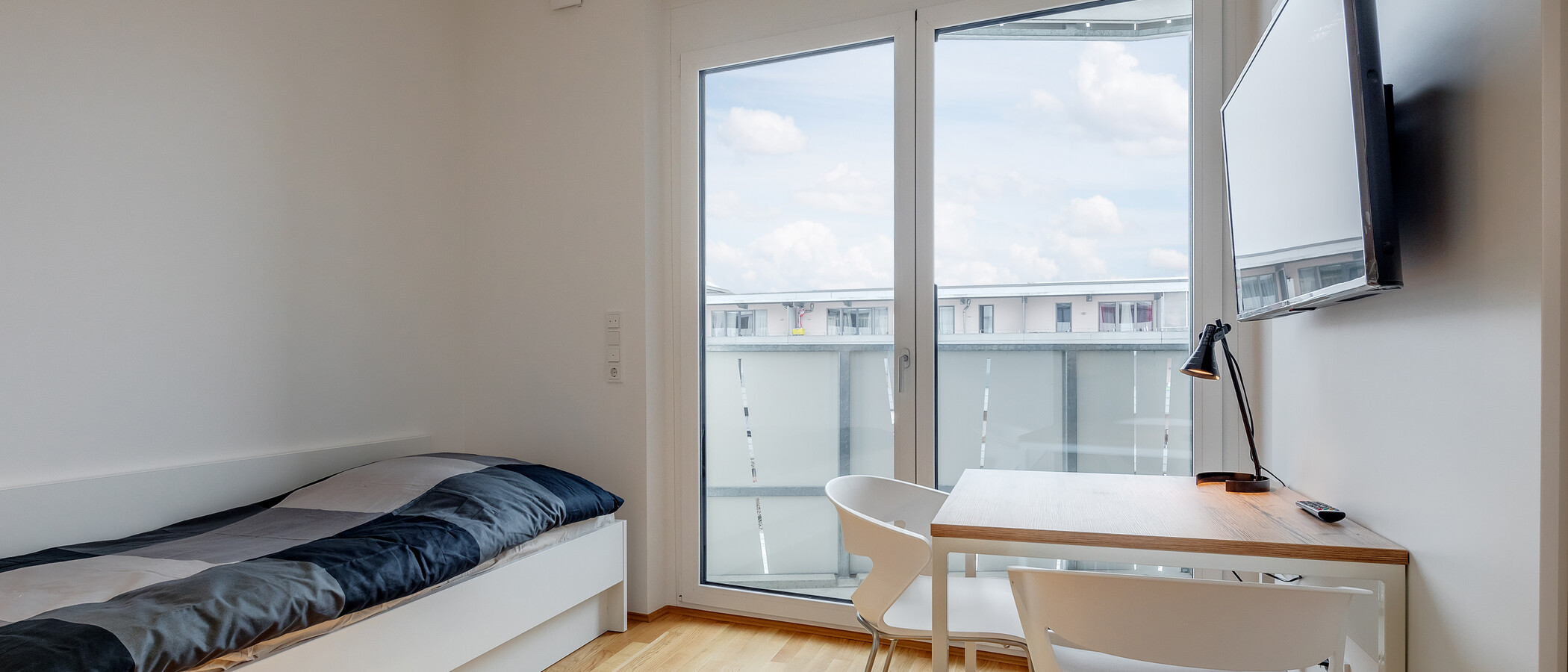 apartamento München Messestadt Riem 02 zona de día  11387