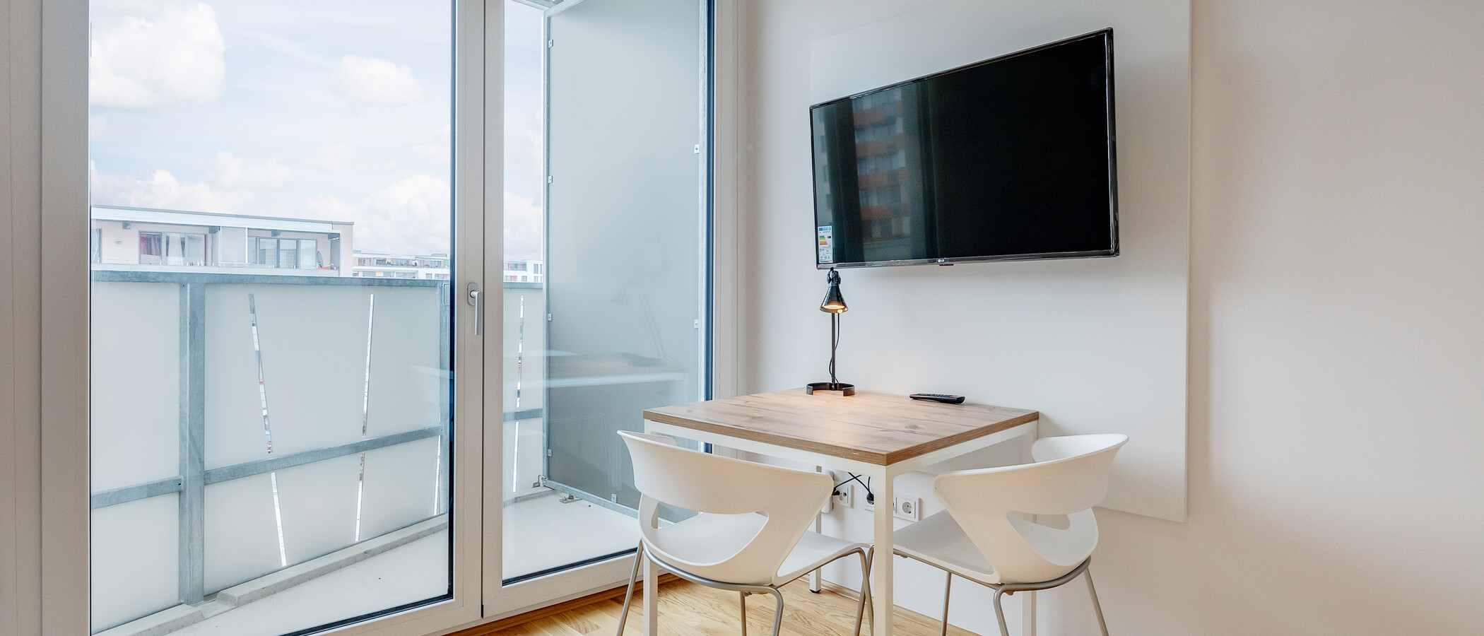 apartamento München Messestadt Riem 03 zona de día  11387