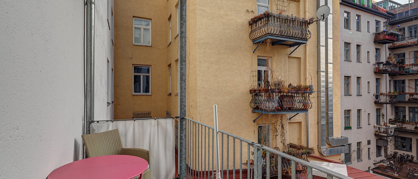 apartamento München Glockenbachviertel 02 balcón 11395