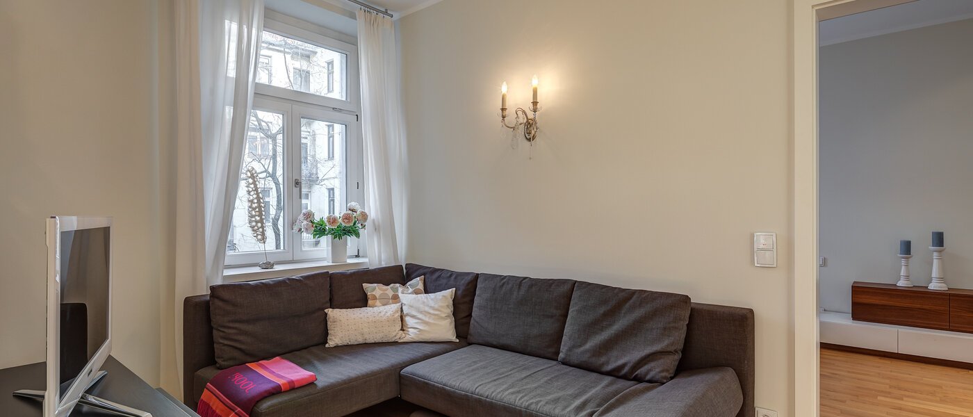 apartamento München Glockenbachviertel 02 zona de día  11395