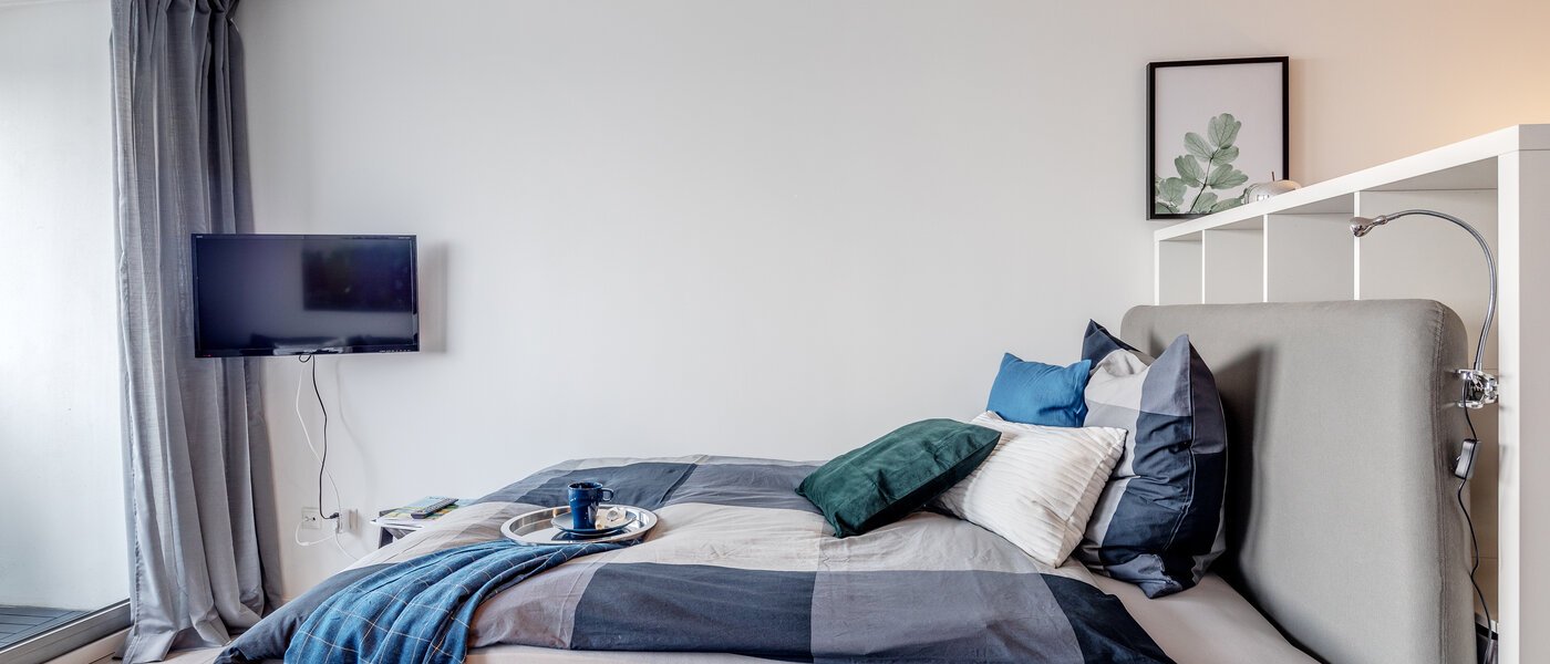 apartamento München Arabellapark 01 zona de dormir 11422