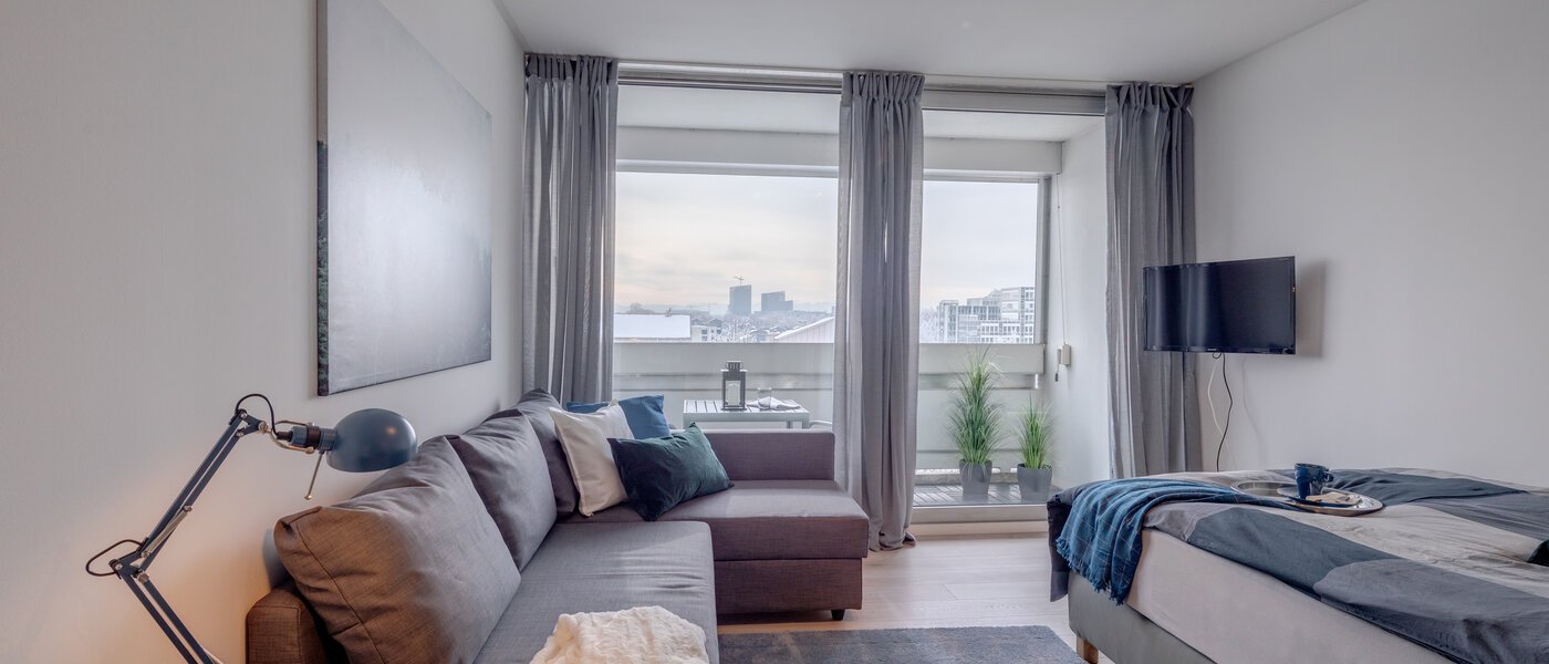 apartamento München Arabellapark 01 zona de día  11422