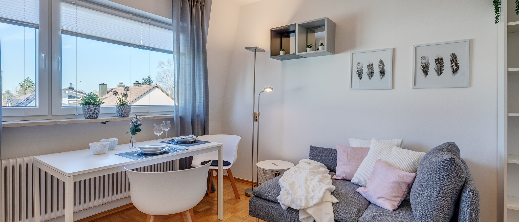 apartamento München Fasangarten 01 zona de día  11437