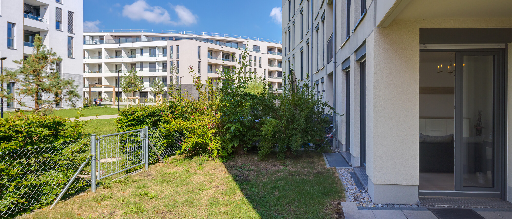 piso con jardín München Neuaubing 03 jardín 11442