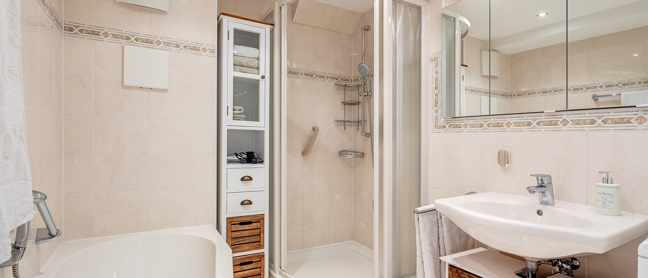 piso con galería München Moosach 01 baño 11448