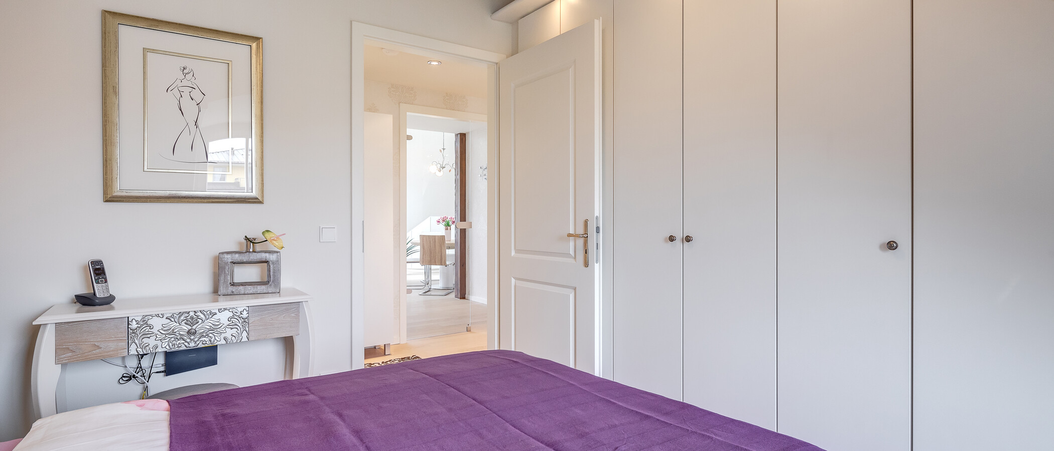 piso con galería München Moosach 03 dormitorio 11448