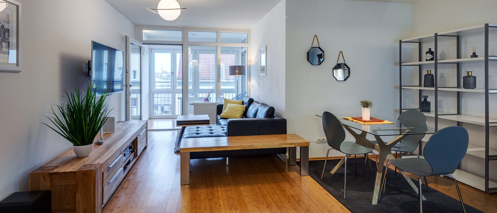 apartamento München Sendling-Westpark 01 zona de día  11464