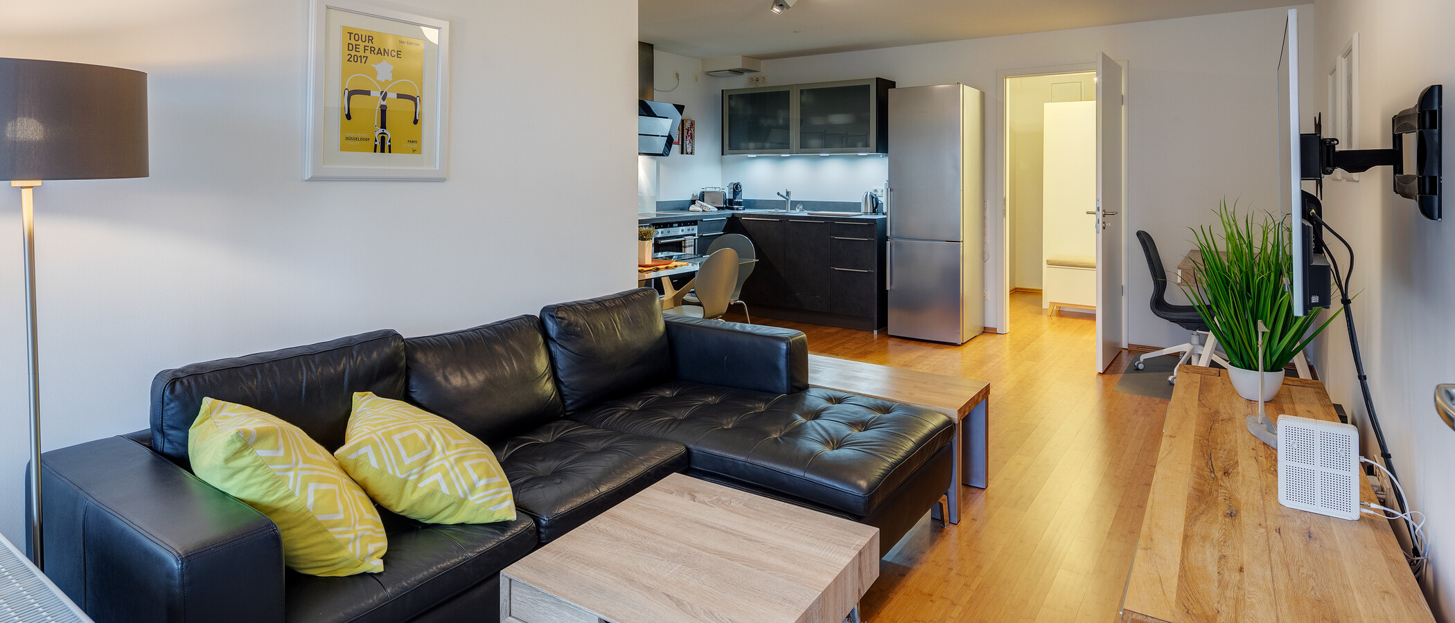 apartamento München Sendling-Westpark 03 zona de día  11464