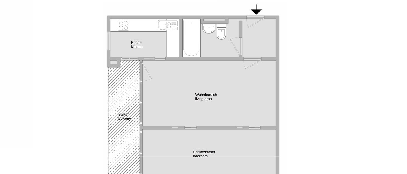 apartamento München Maxvorstadt - Westen 01 plano 11480