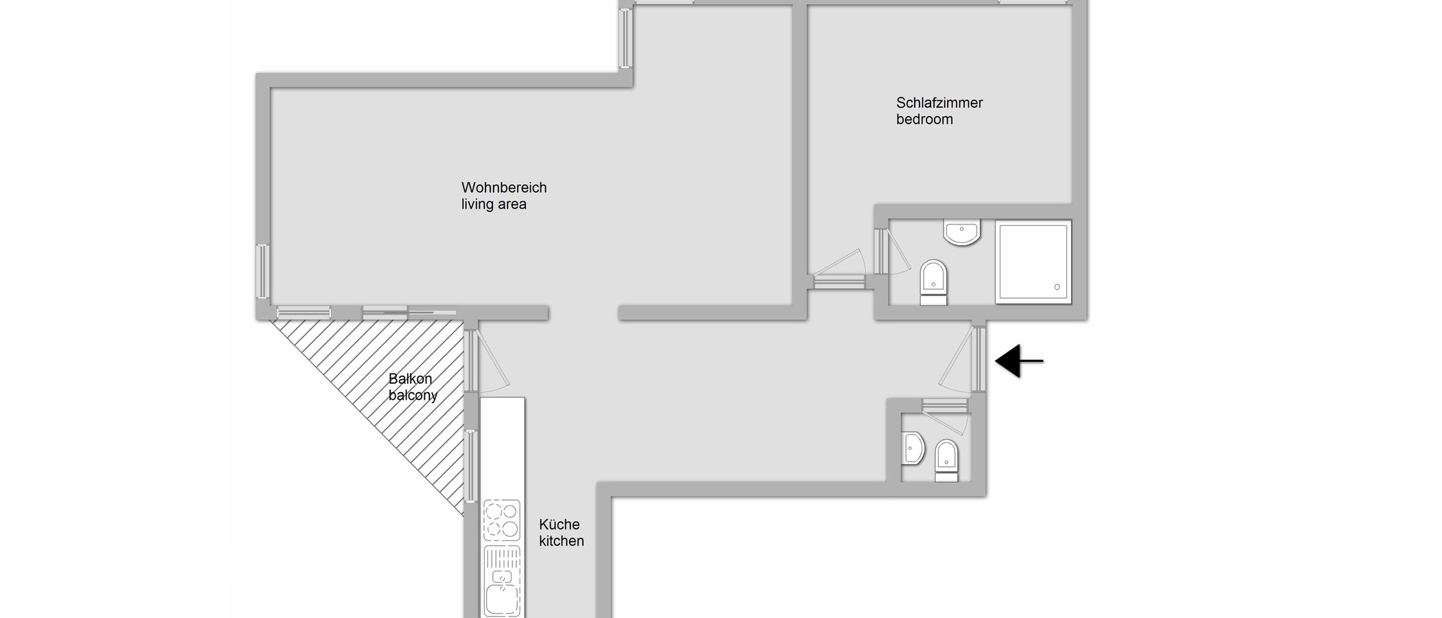 apartamento München Schwabing (rechts der Leopoldstraße) 01 plano 11509