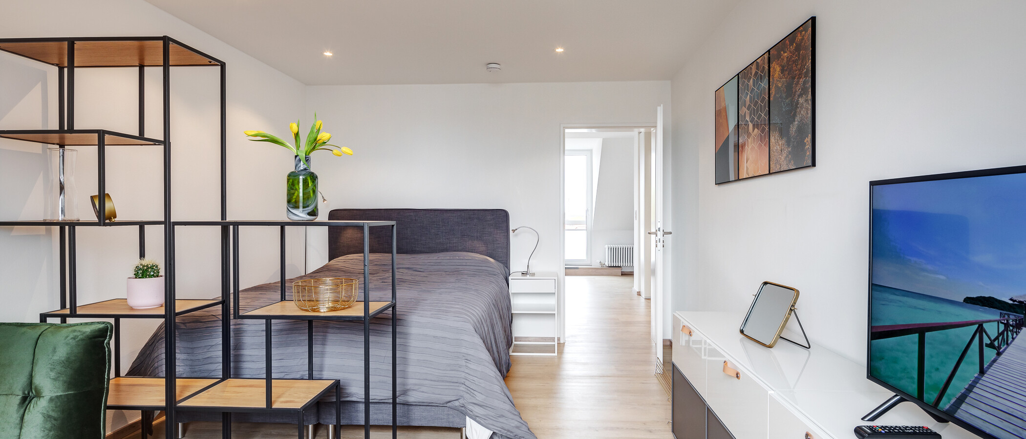 apartamento München Altbogenhausen 03 zona de día  11531