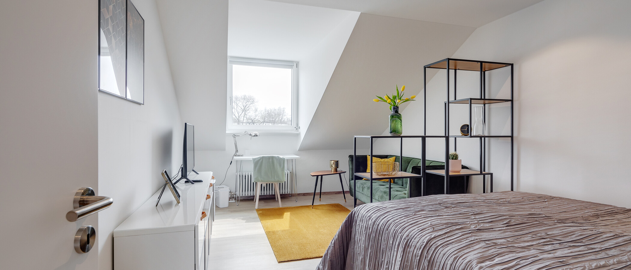 apartamento München Altbogenhausen 04 zona de día  11531