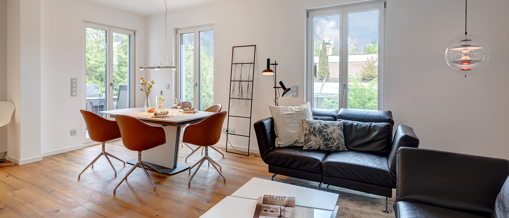 apartamento München Nymphenburg 02 zona de día  11535