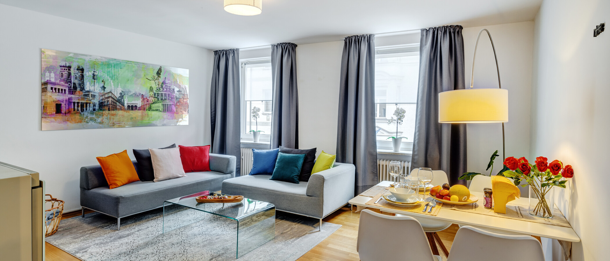 apartamento München Lehel 01 sala de estar 11536