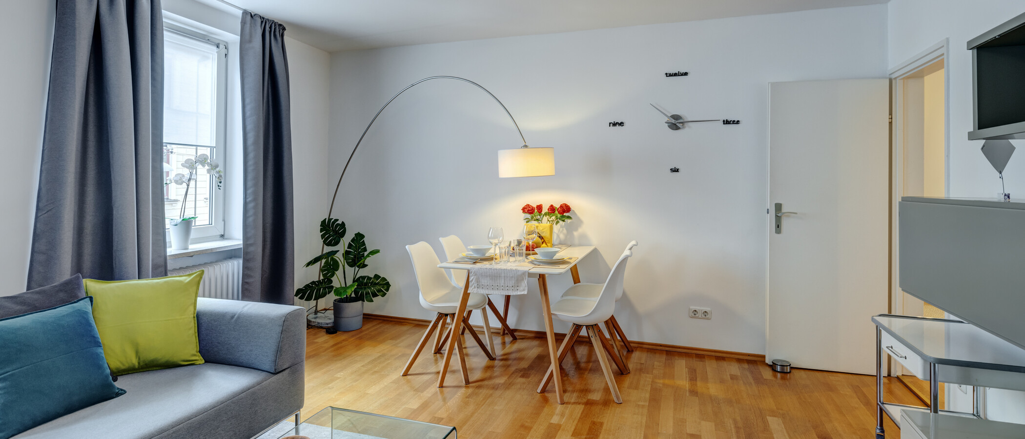 apartamento München Lehel 04 sala de estar 11536