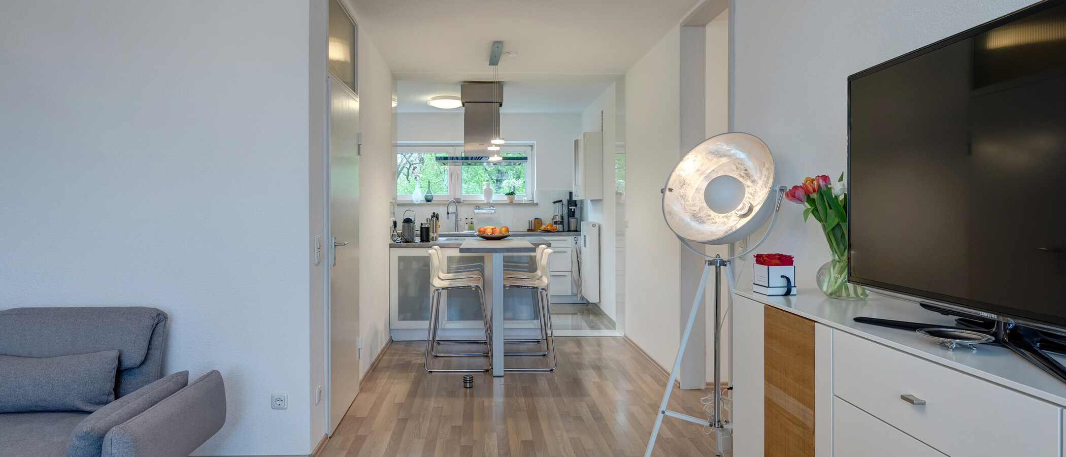 apartamento München Milbertshofen 03 zona de día  11553