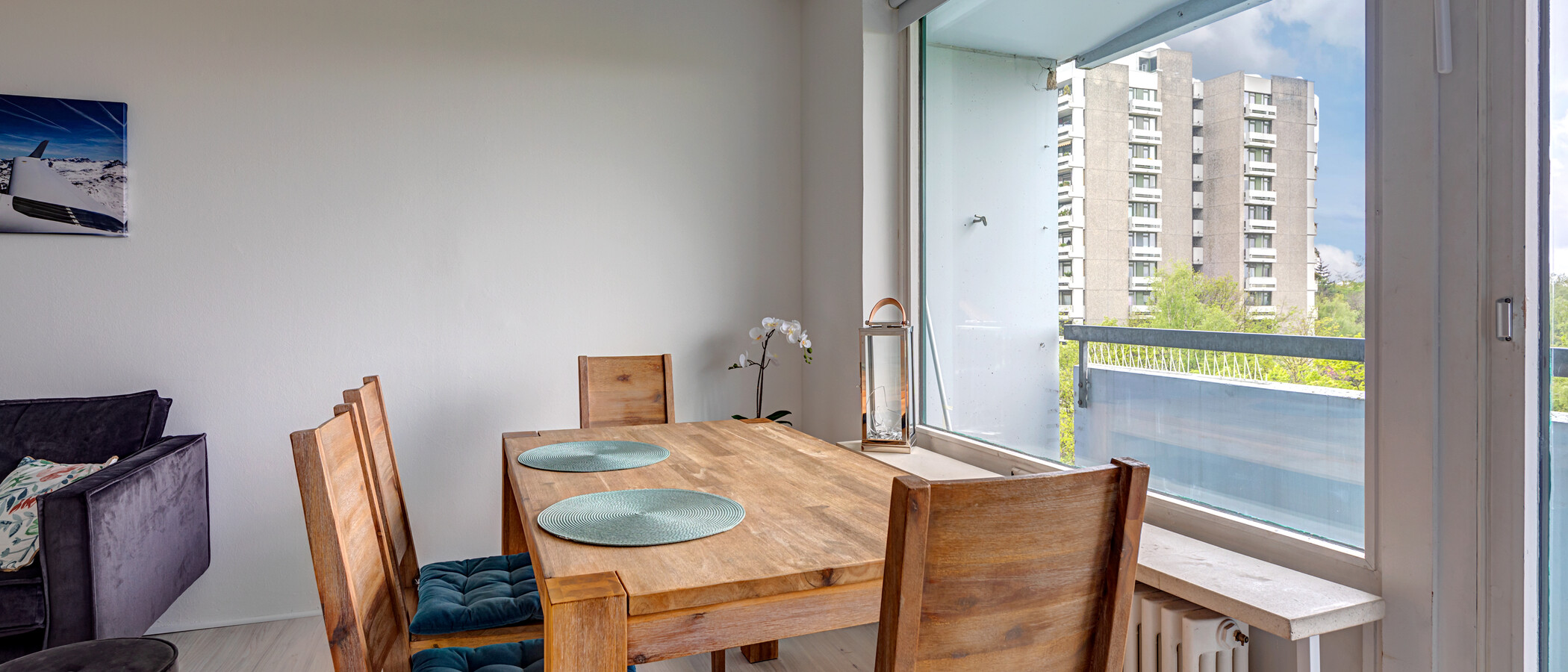 apartamento München Parkstadt Solln 03 zona de día  11555