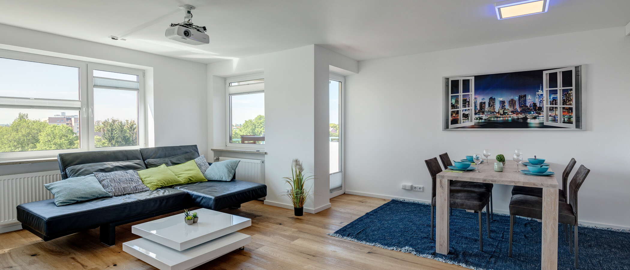 apartamento München Sendling-Westpark 01 zona de día  11577