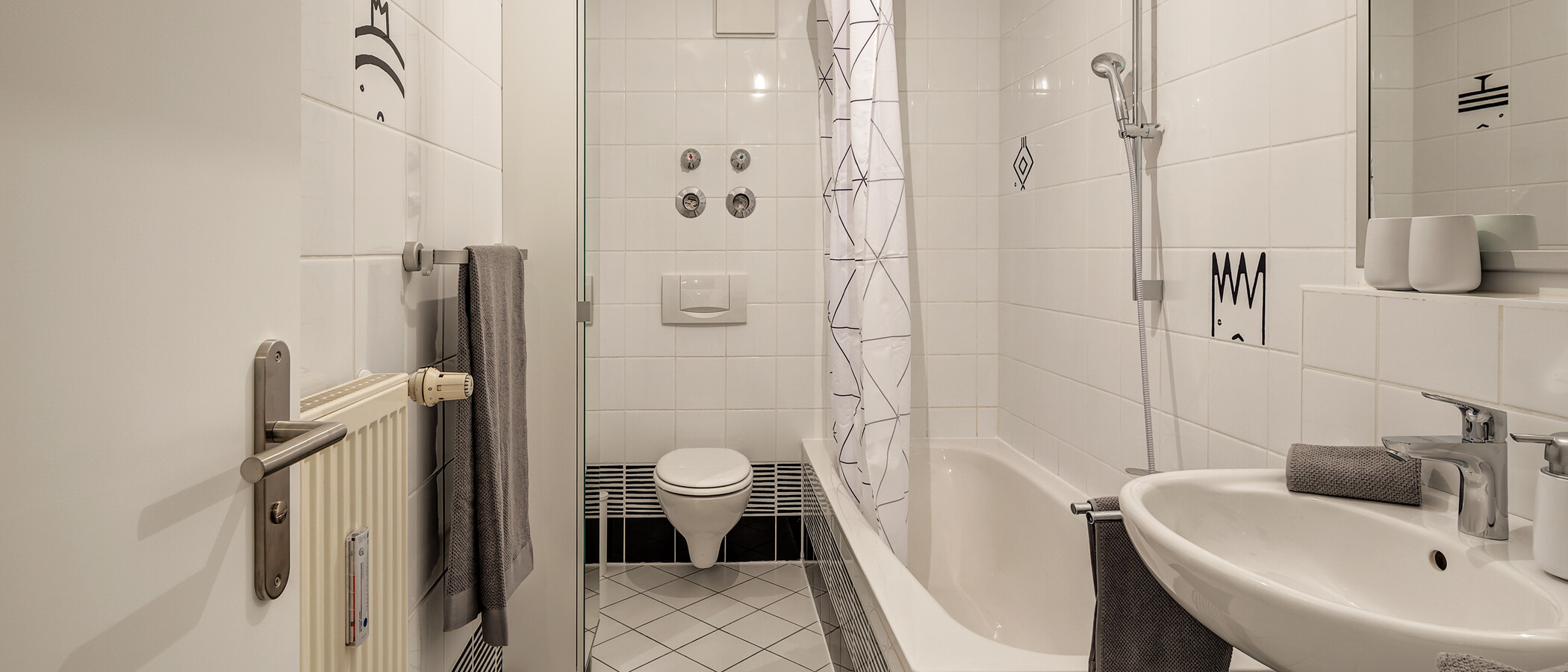 apartamento München Schwabing-West (rund um den Hohenzollernplatz) 01 baño 11583