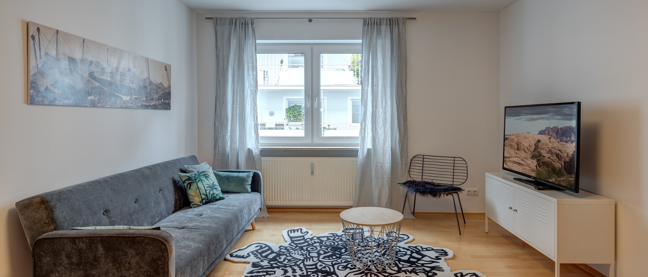 apartamento München Schwabing-West (rund um den Hohenzollernplatz) 01 zona de día  11583