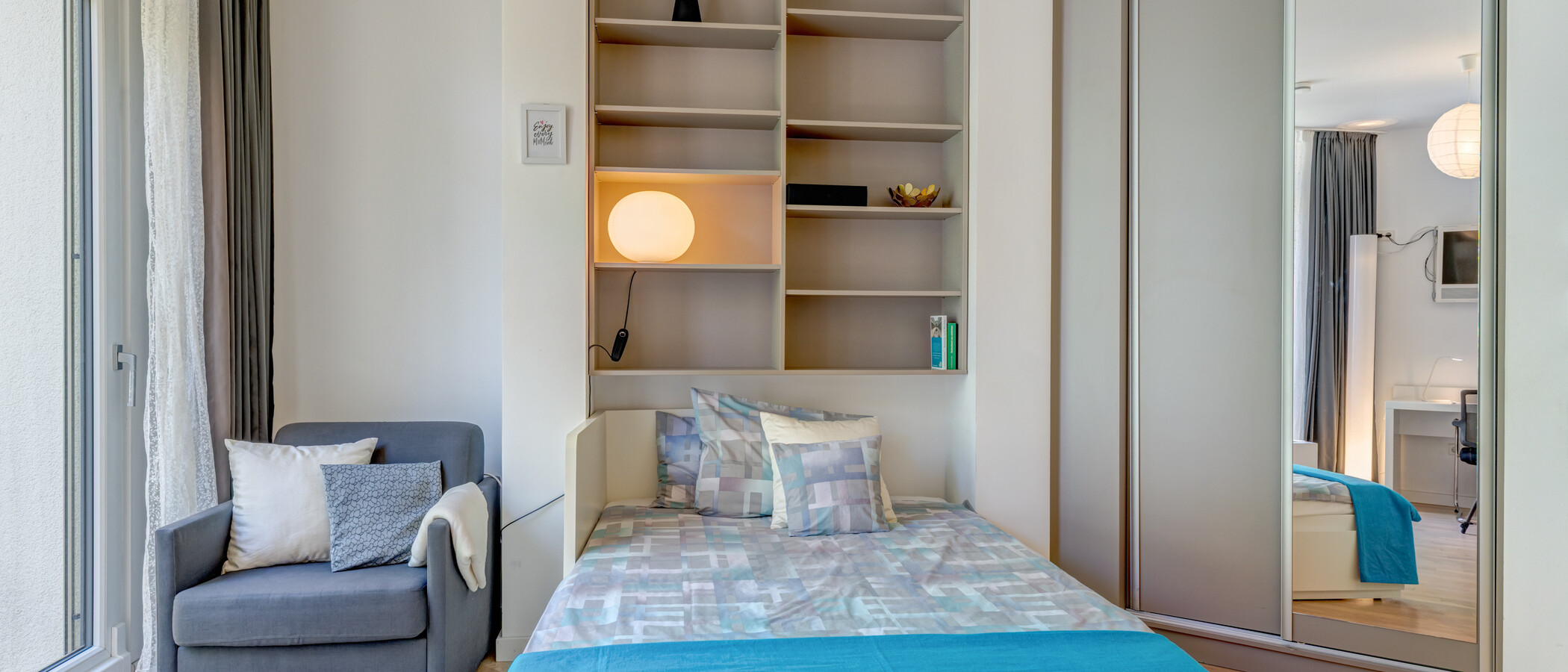 apartamento München Bogenhausen 01 zona de dormir 11603
