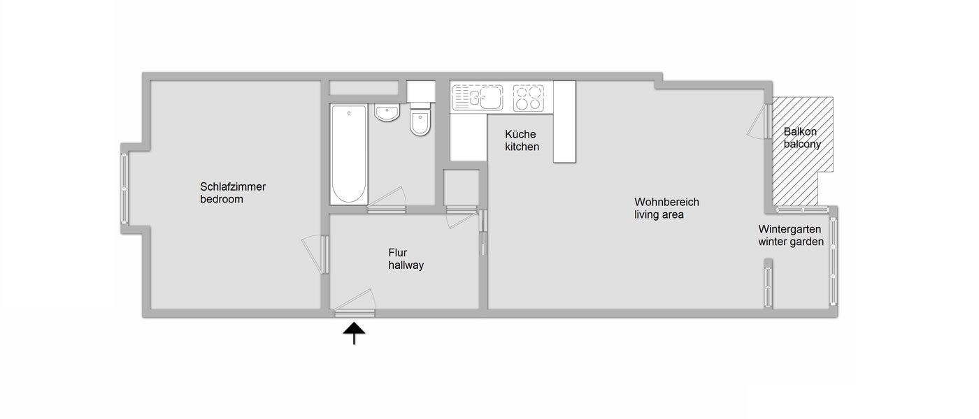 apartamento München Schwabing (rechts der Leopoldstraße) 01 plano 11606