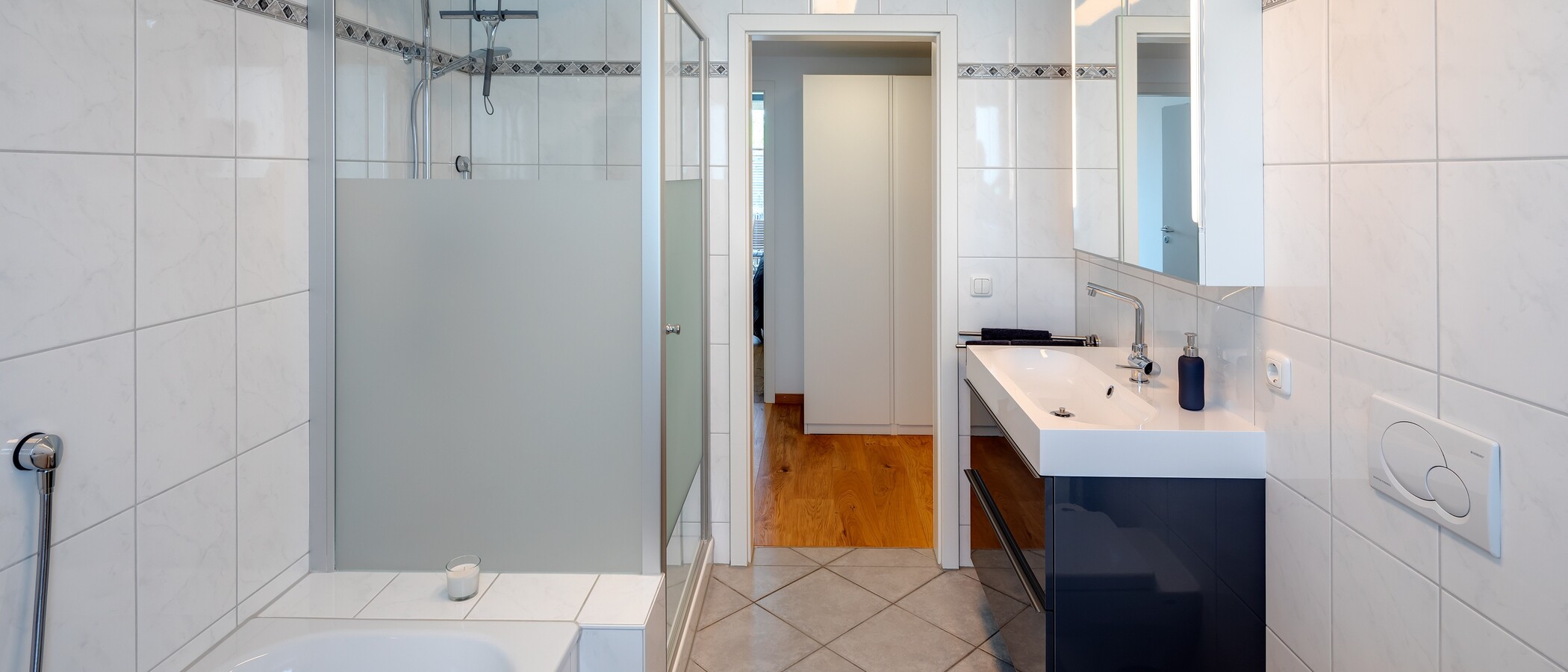 apartamento München Messestadt Riem 04 baño 11711