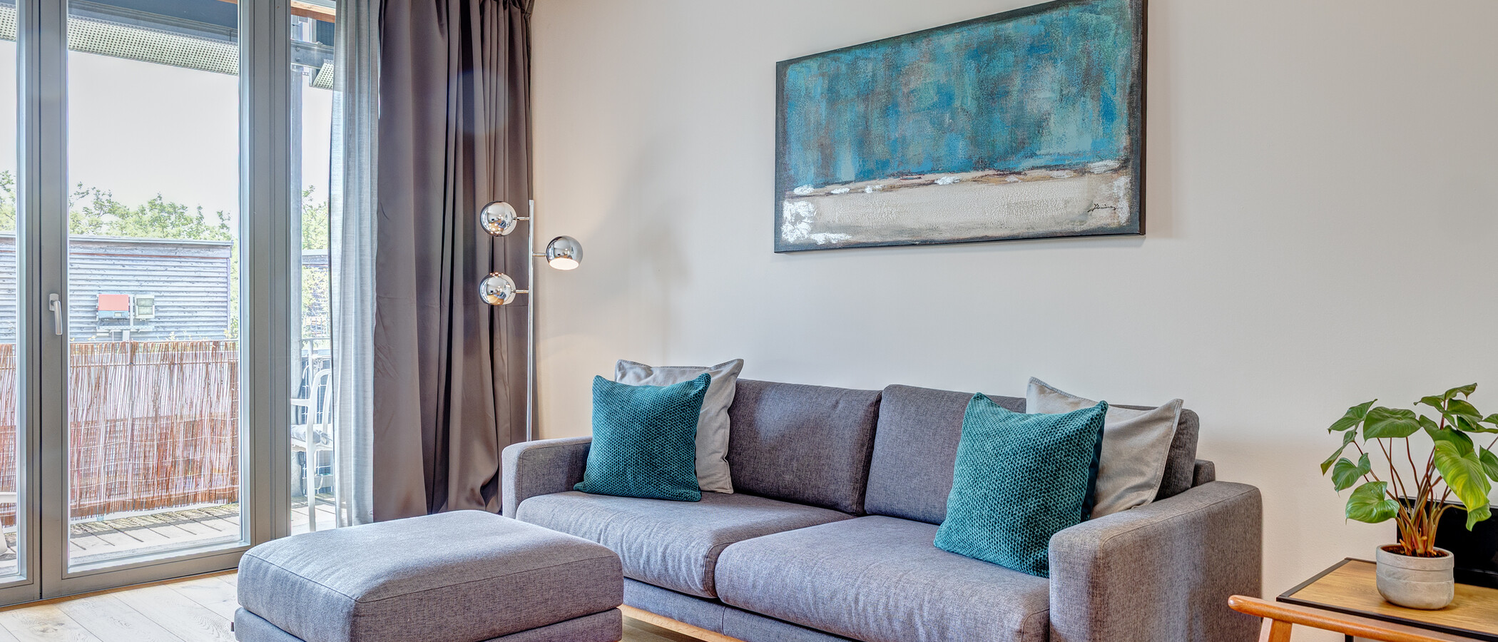 apartamento München Messestadt Riem 01 zona de día  11711