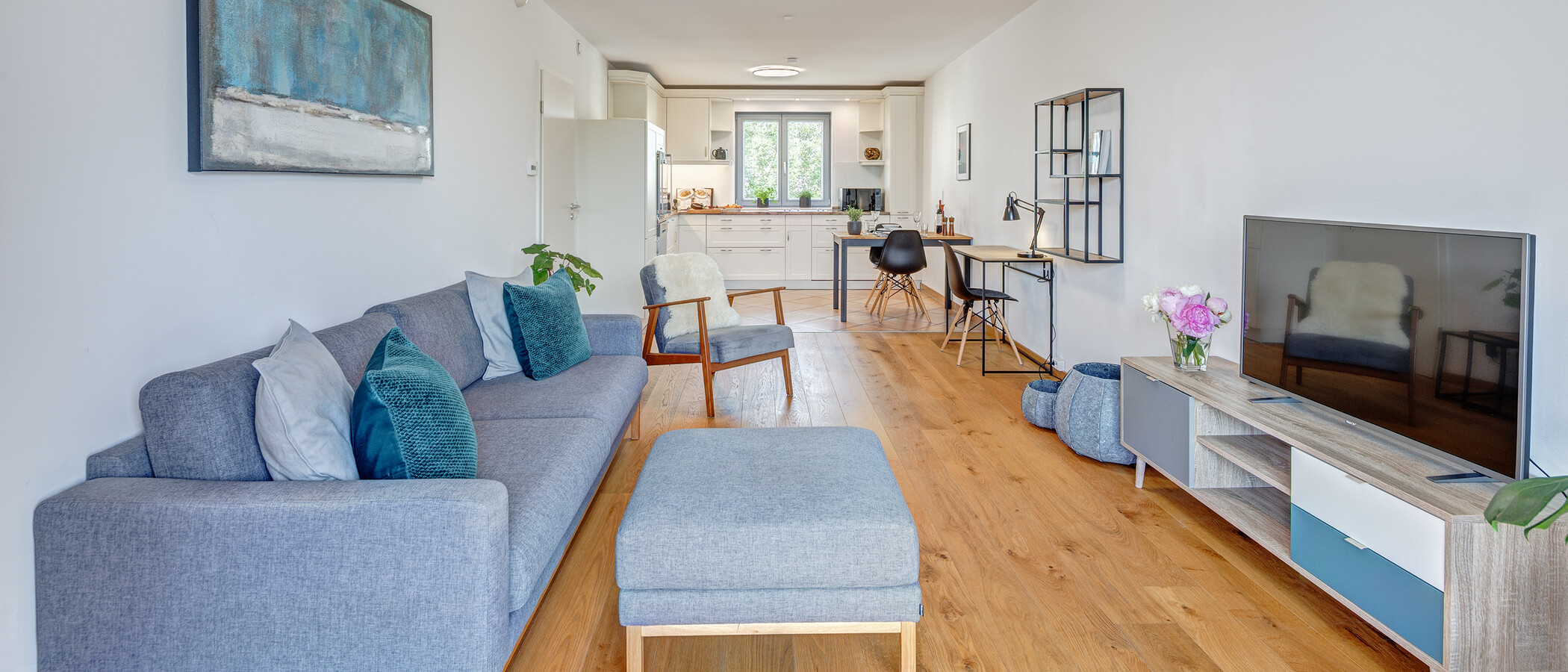 apartamento München Messestadt Riem 03 zona de día  11711