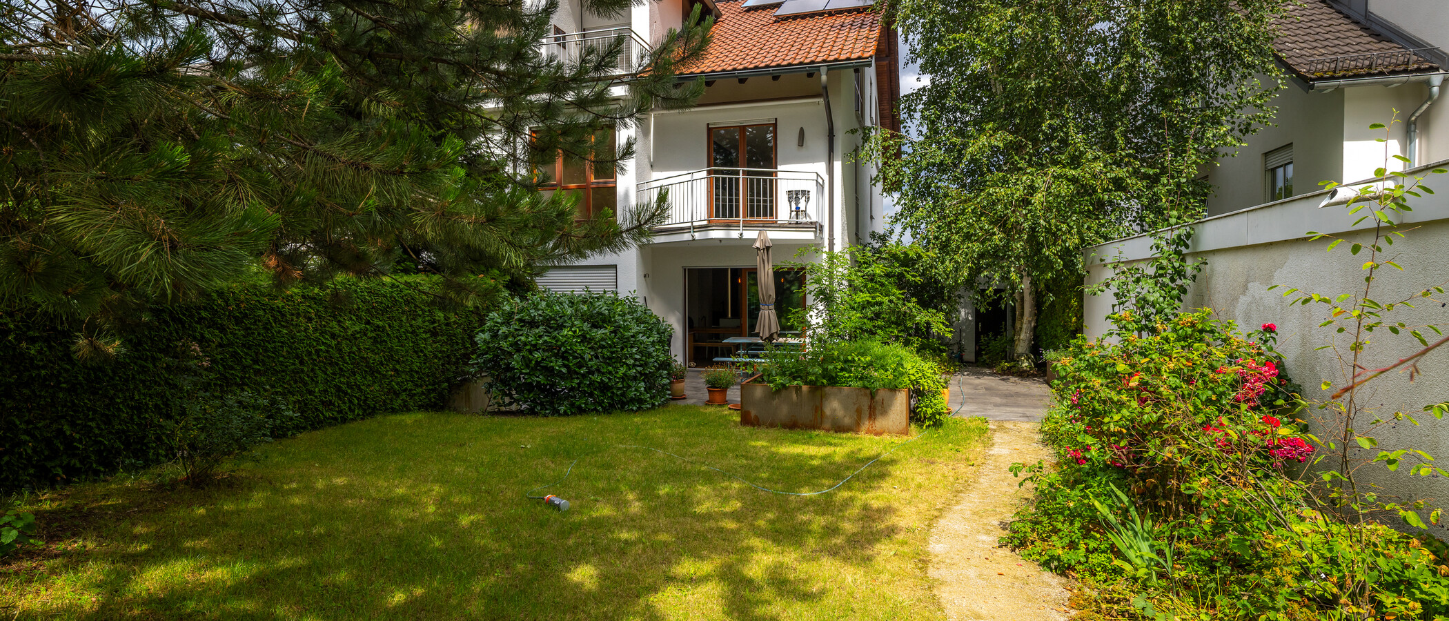 casa pareada München Harlaching 01 jardín 11748
