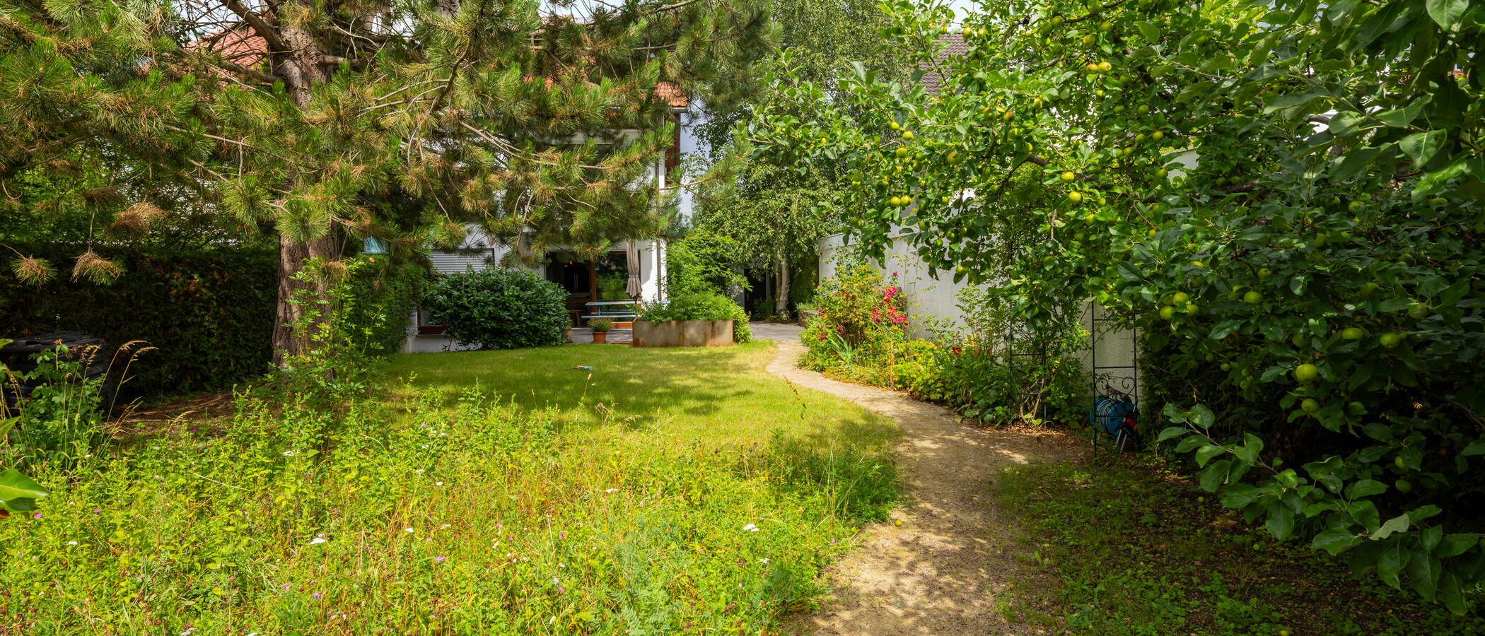 casa pareada München Harlaching 02 jardín 11748