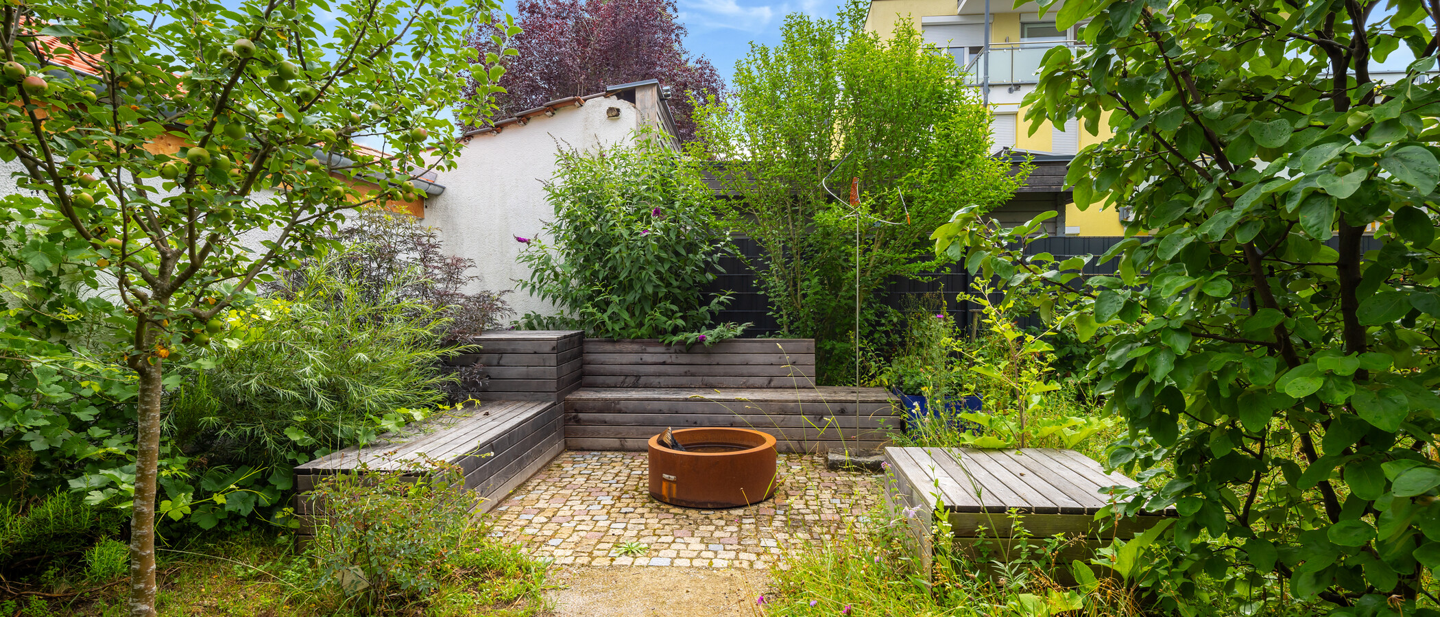 casa pareada München Harlaching 04 jardín 11748
