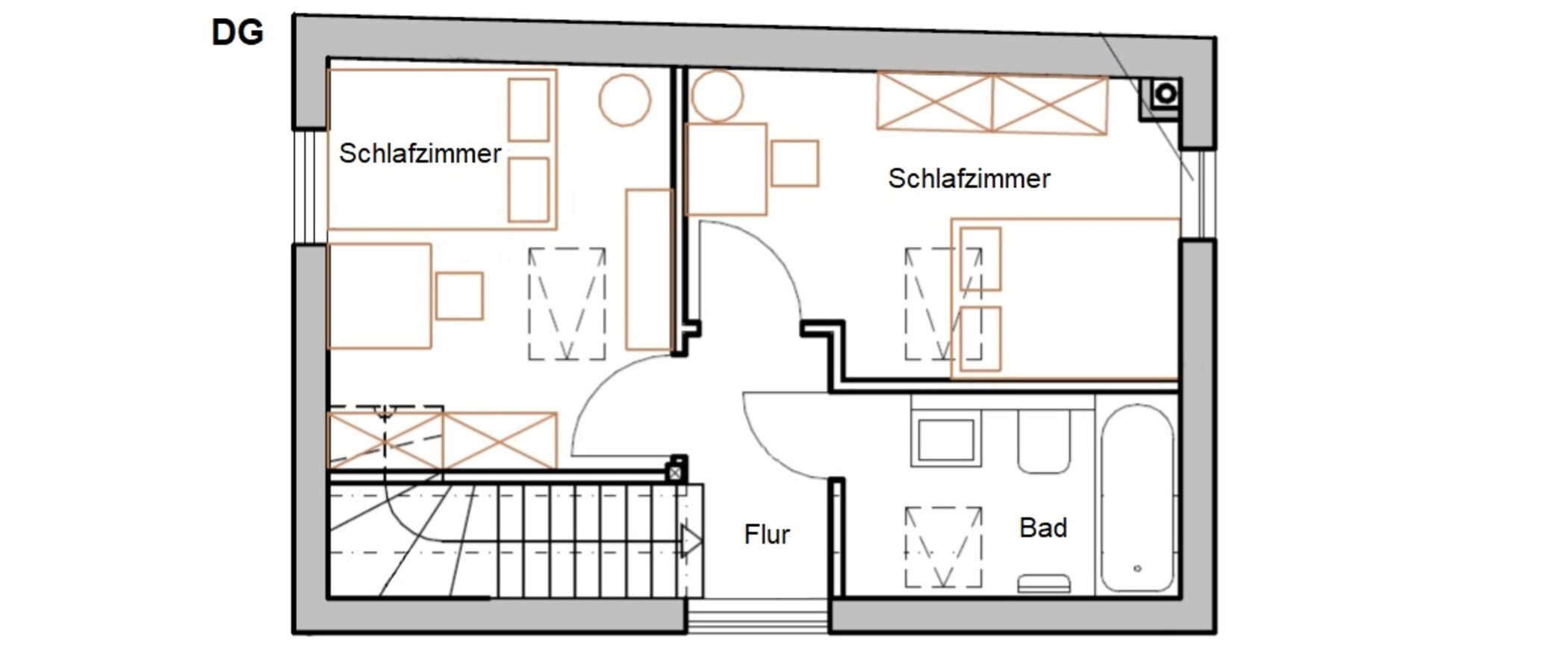 dúplex München Westend 02 plano 11814