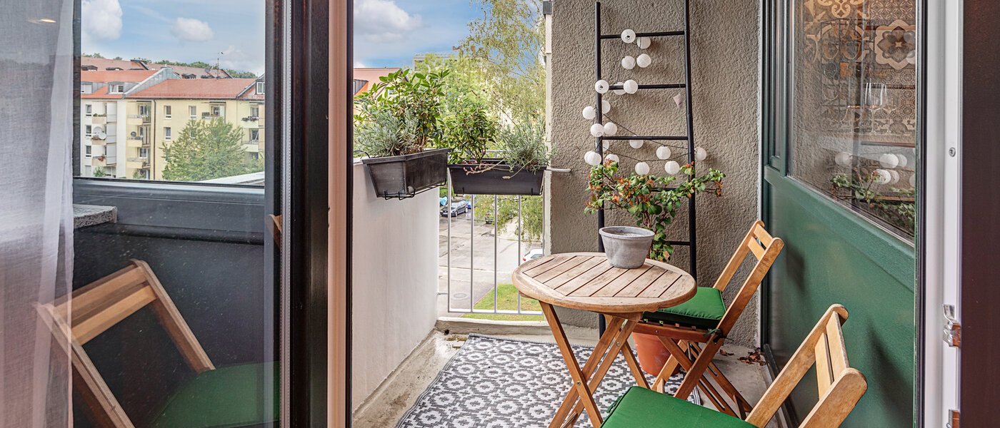 apartamento München Untergiesing 01 balcón 11816