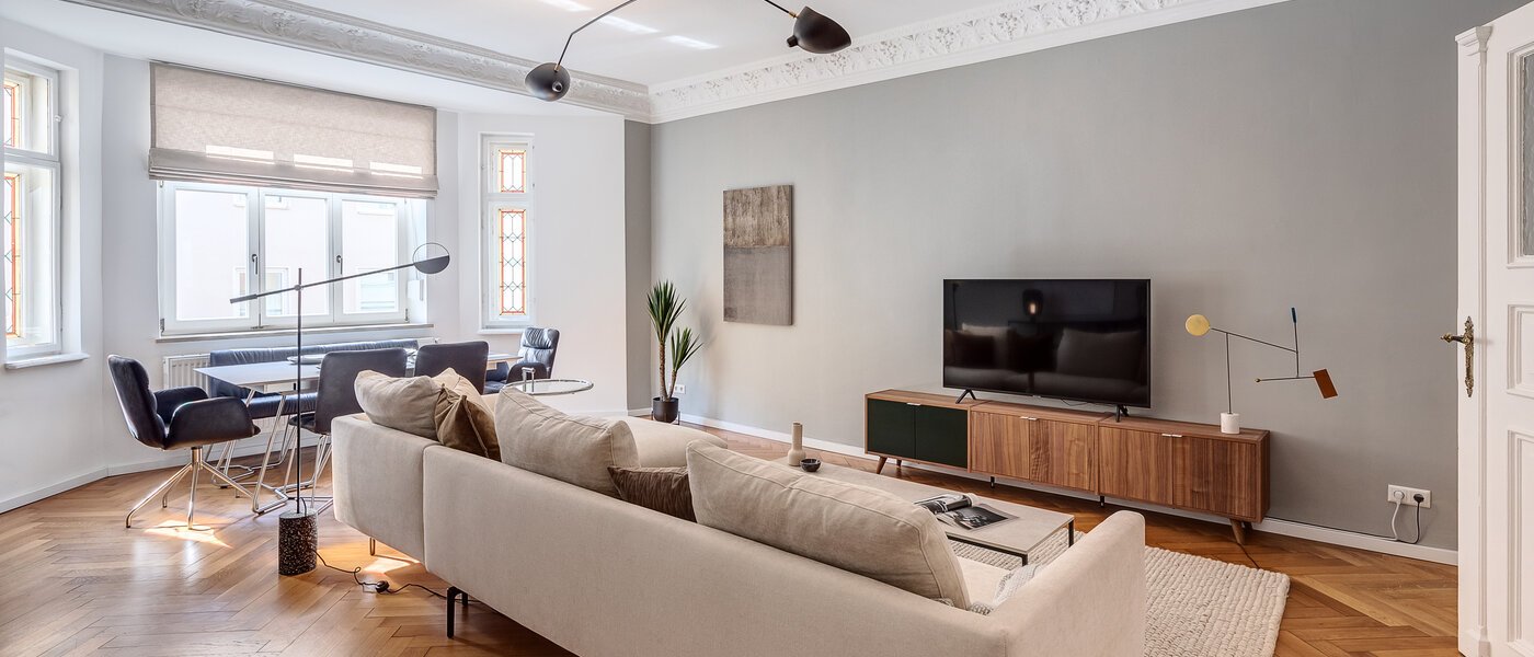 apartamento München Haidhausen 05 zona de día  11821