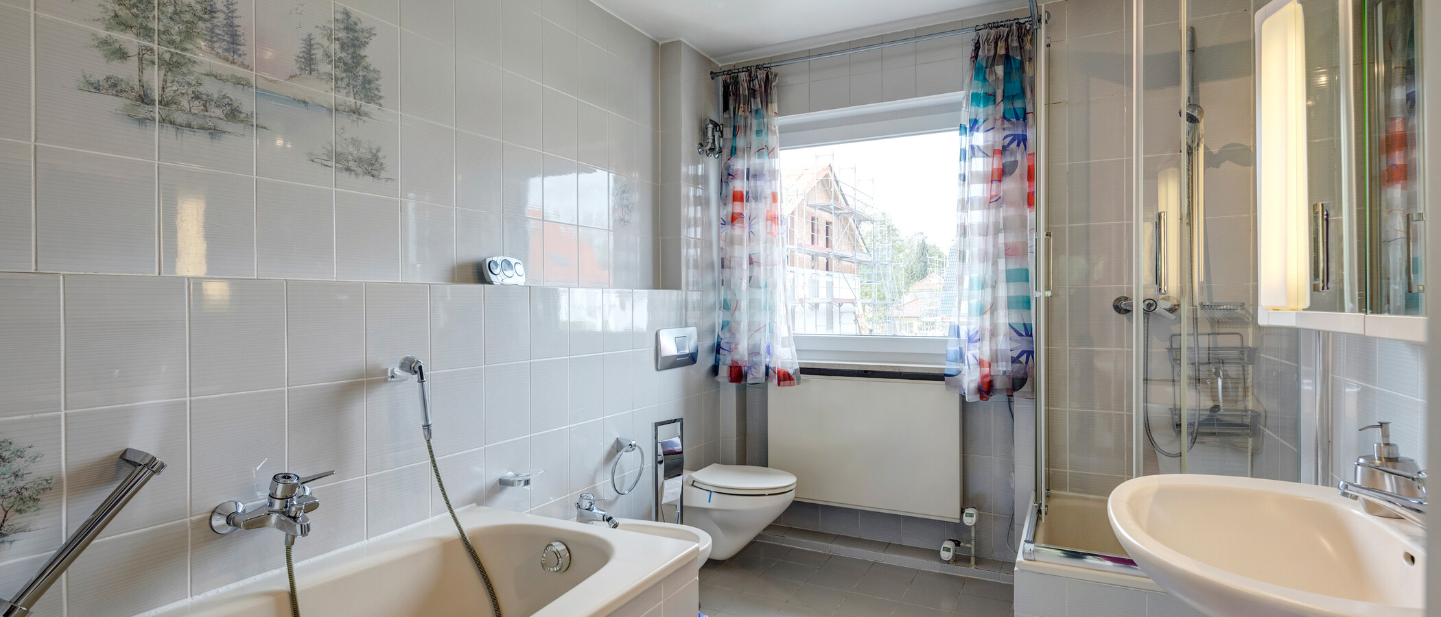 chalet adosado en el medio München Moosach 01 baño 11852
