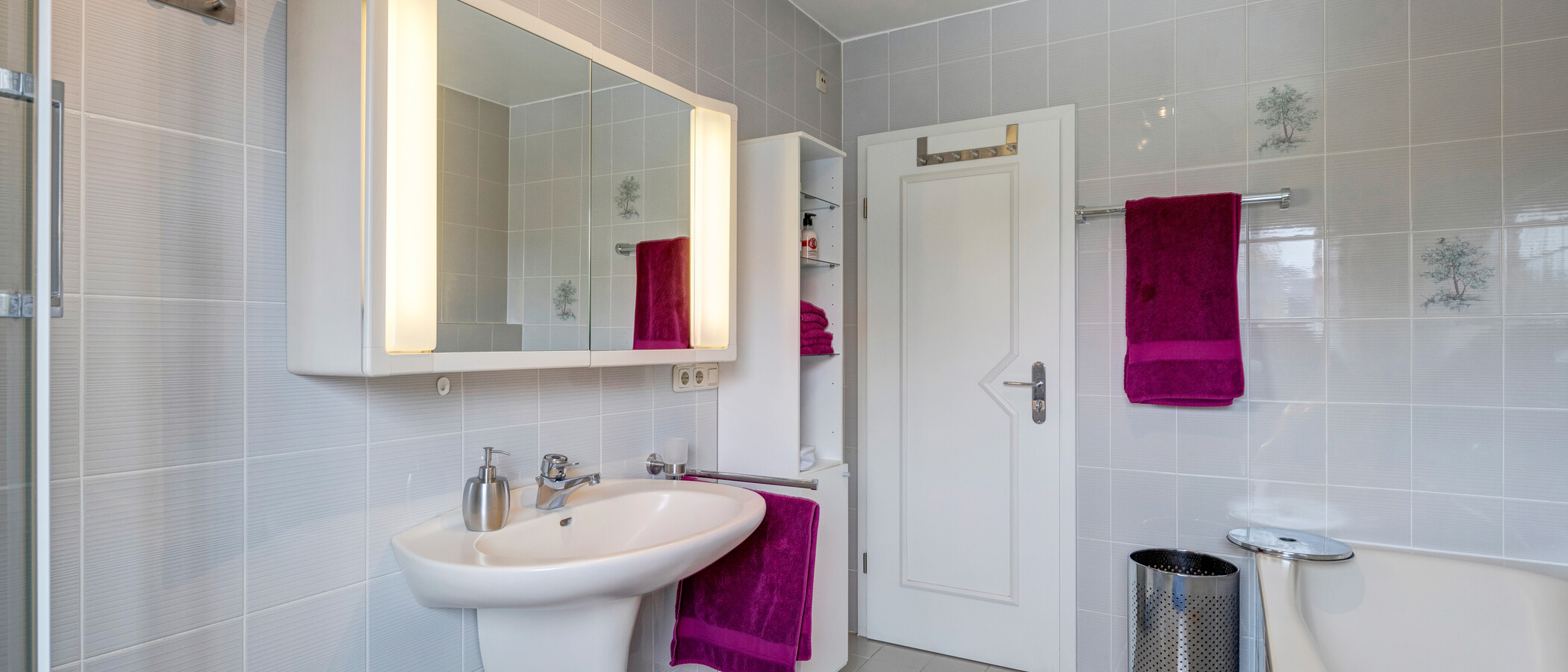 chalet adosado en el medio München Moosach 03 baño 11852