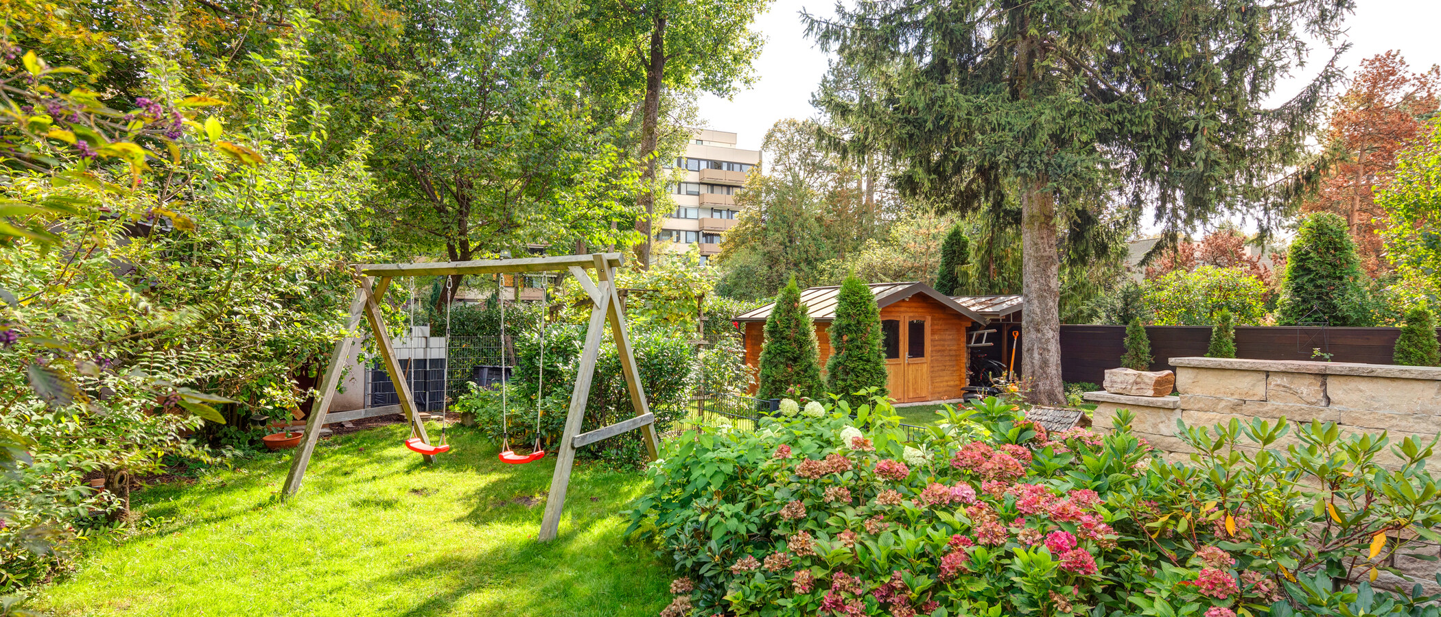 chalet adosado en el medio München Moosach 02 jardín 11852