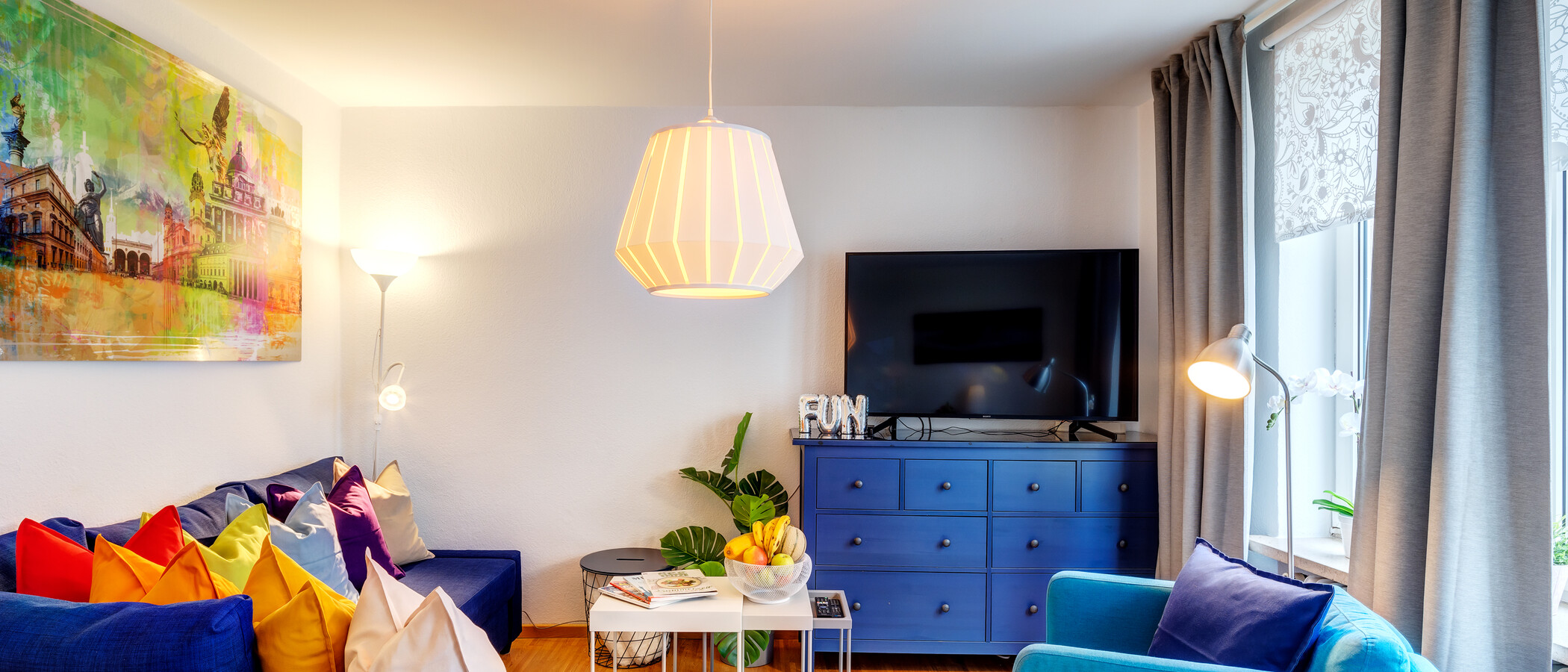 apartamento München Lehel 02 zona de día  11889