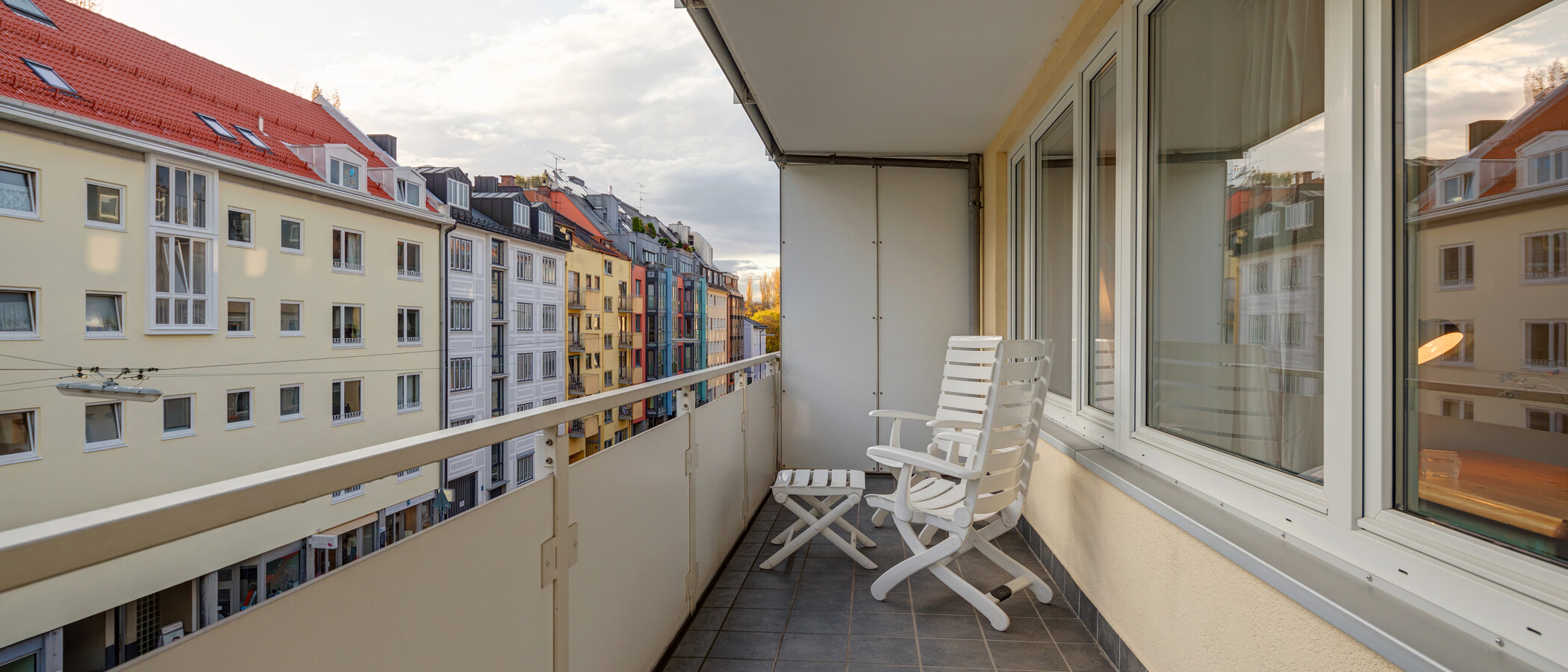 apartamento München Schwabing (links der Leopoldstraße) 03 balcón 11895